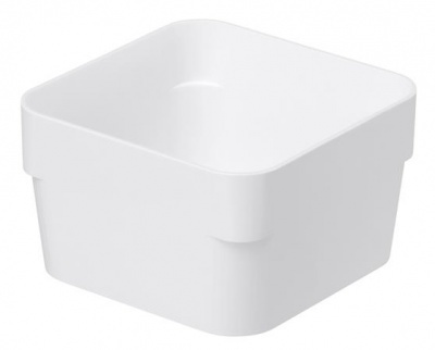 Fiókrendező, 10x6x10 cm, SMARTSTORE "Compact", fehér