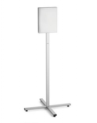 Padlóállvány, kültéri, A4, DURABLE "INFO STAND", antracit-szürke