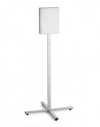 Padlóállvány, kültéri, A4, DURABLE "INFO STAND", antracit-szürke