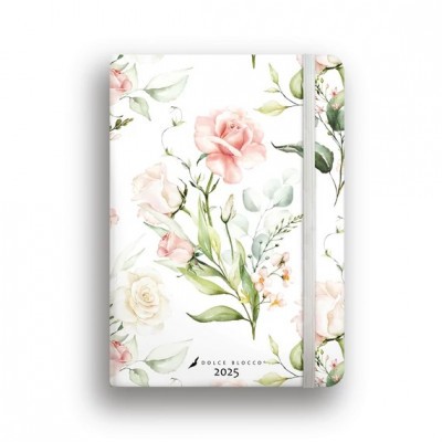 Naptár, tervező, B6, heti, DOLCE BLOCCO "Secret Calendar", Queens Rose