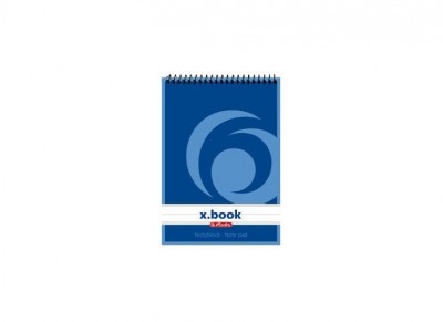 Spirálblokk, A6, 50 lap, HERLITZ, vonalas