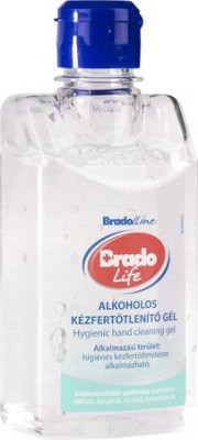 Kézfertőtlenítő gél, alkoholos, 300 ml, BRADOLIFE