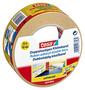 Ragasztószalag, kétoldalas, 50 mm x 25 m, TESA